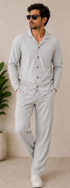 Men’s Safari Suit – Premium Casual Co-Ord Set