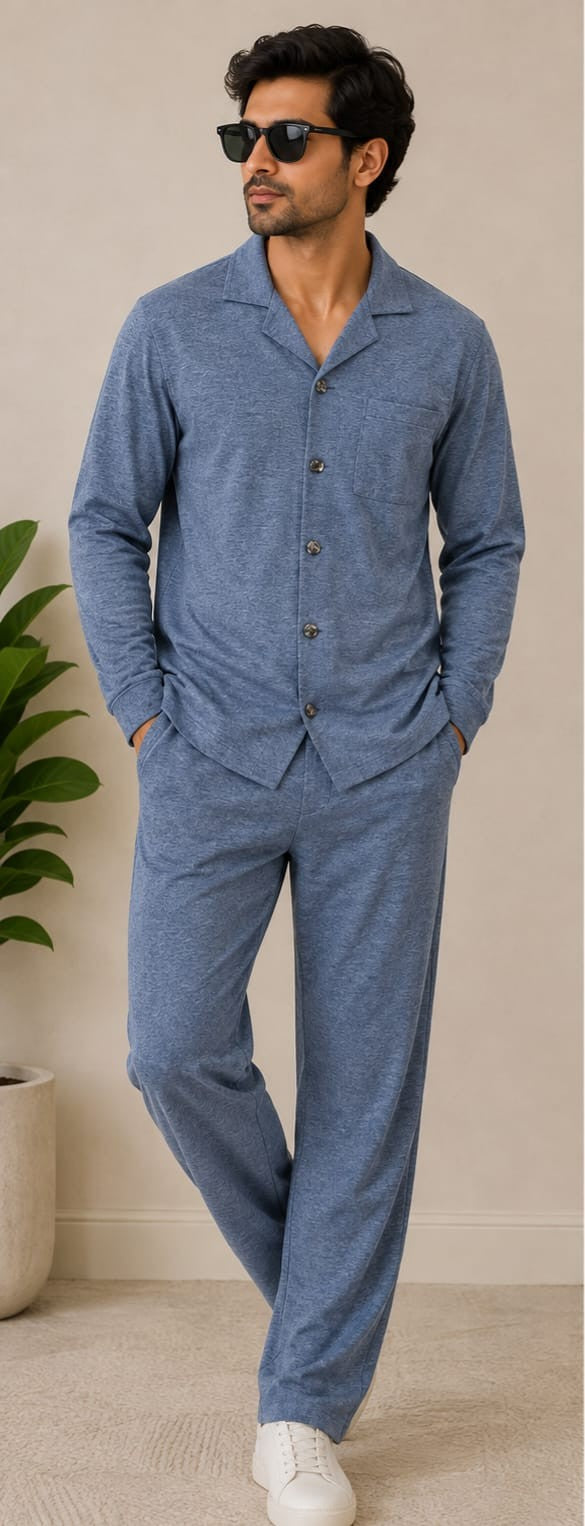 Men’s Safari Suit – Premium Casual Co-Ord Set